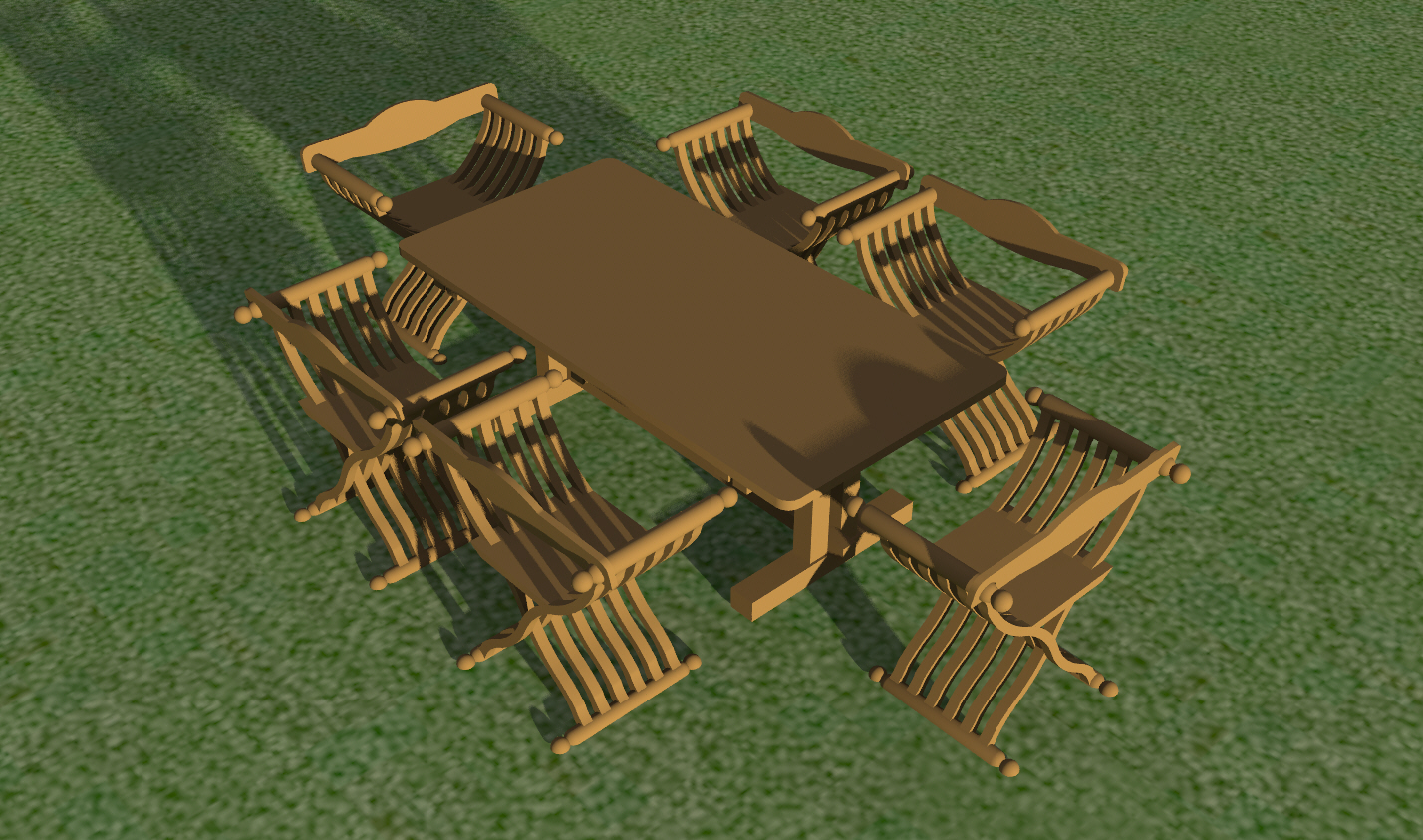 - Gartenmöbel - Set